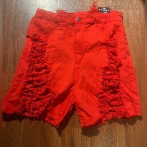 Women’s Fashion Nova Distressed shorts